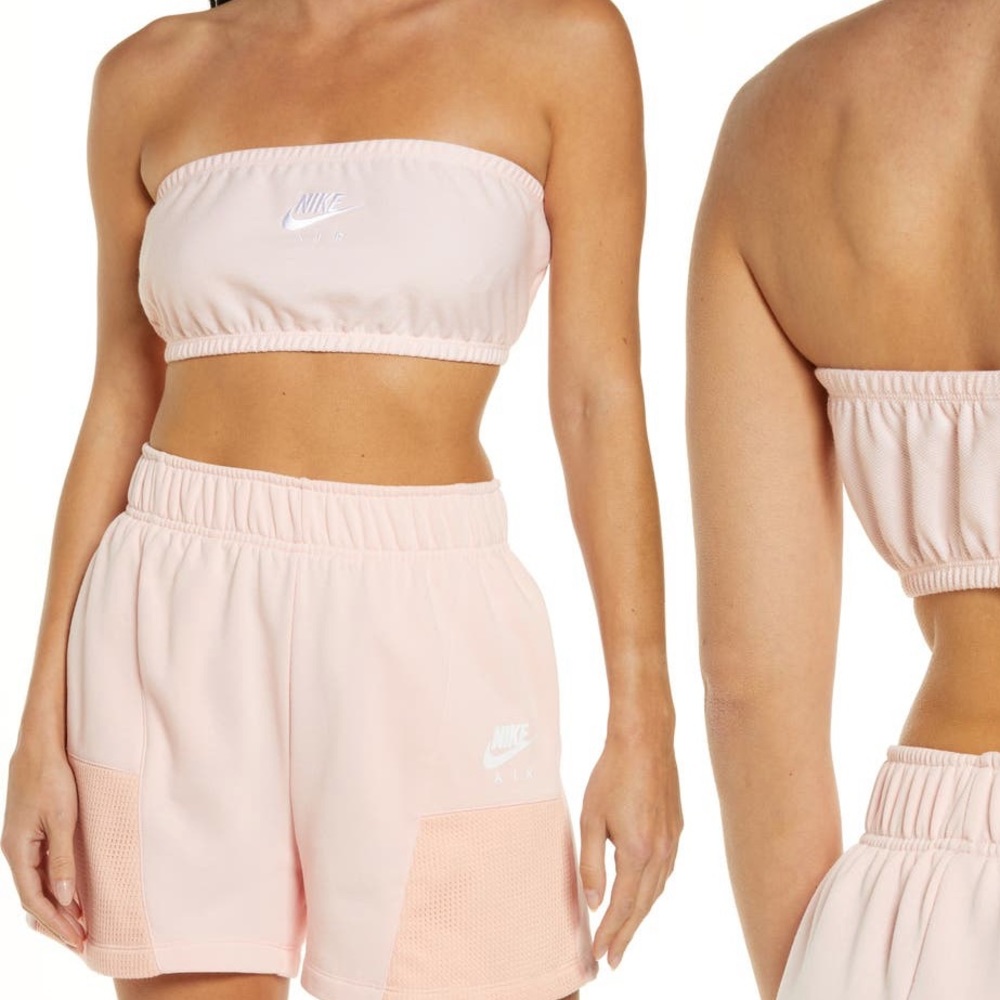 NIKE ✨ TEXTURED MESH TUBE TOP NWT